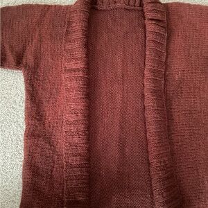 Handmade hand knitted sweater cardigan